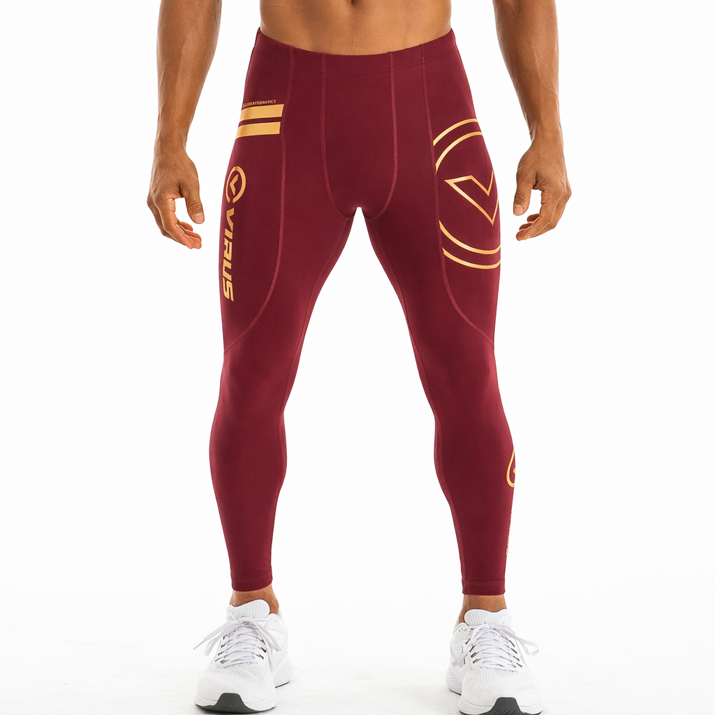AU9 Tech Pants Maroon