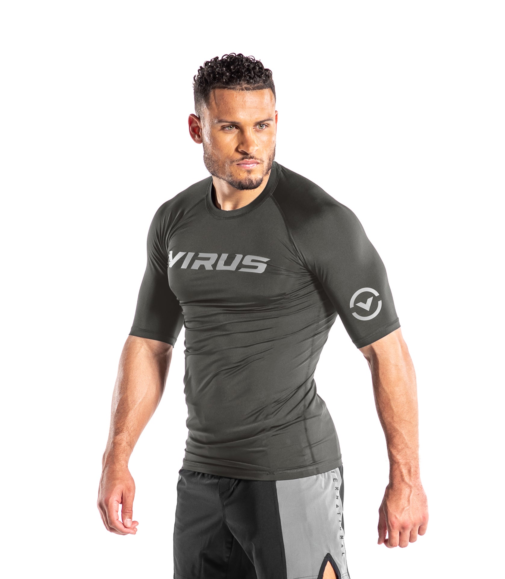 VP S/S Rashguard Charcoal