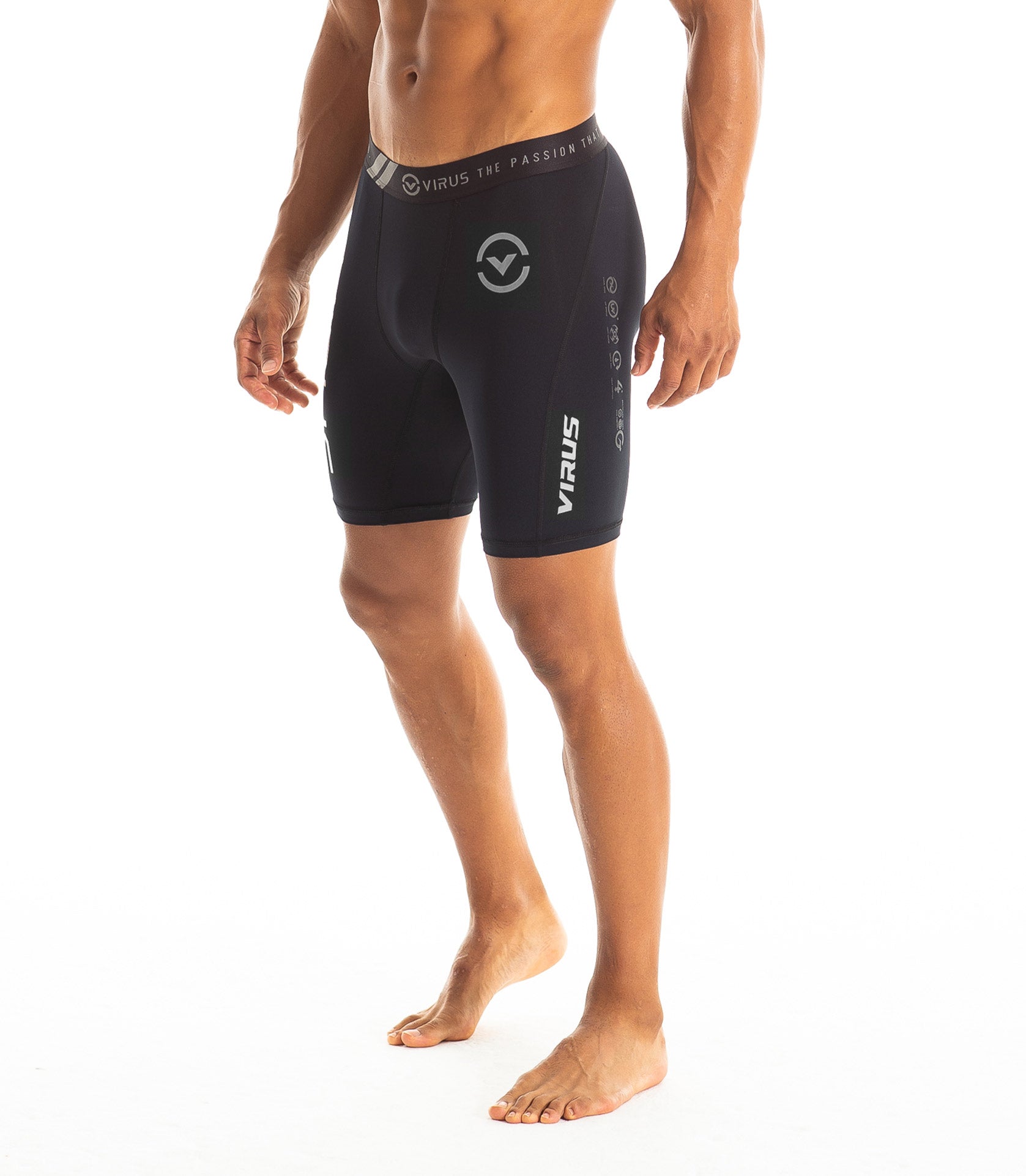 VIRUS CO14.5 COMPRESSION SHORTs,Crossfit BJJ MMA Wrestling